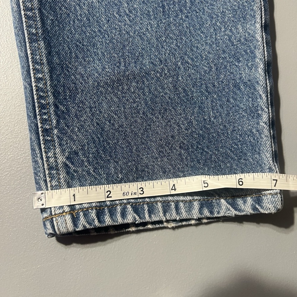 VTG Y2K‎ Carhartt B17 DST Light Washed Blue Denim Work Jeans Size 36x34 - Picture 6 of 10